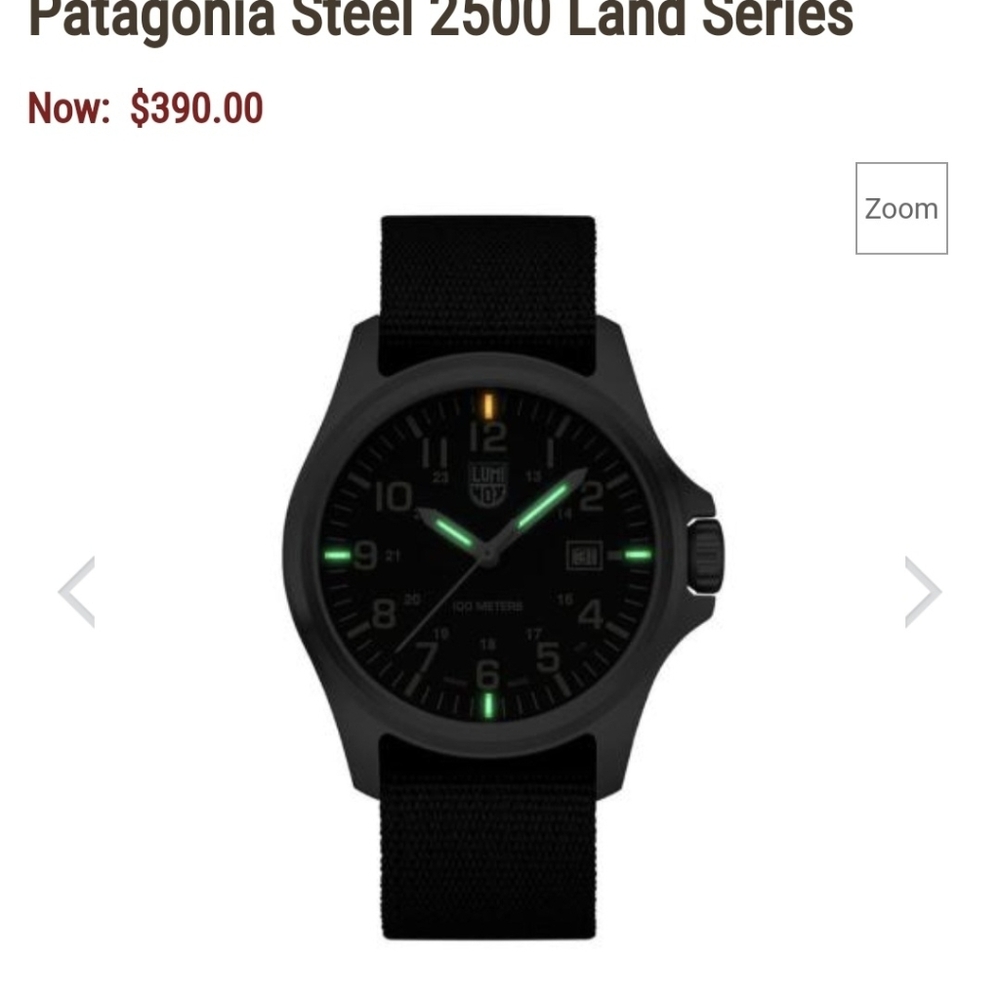 Luminox Black Watch with Green Accents